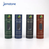 Eco-friendly Custom Printed logo Spice Collagen Powder Cardboard Cylinder Packaging Kraft Paper Tube With Window for Tea Coffee
