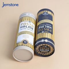 Customized Logo Composite Paper Cans Designed CMYK Printing Salt Seasoning Spice Paper Tubes