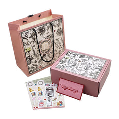 Custom Corrugated Mailer Gift Fold Box Oem Factory Gym Clothing Package Shipping Mailing Boxes With Thank You Card and Paper Bag