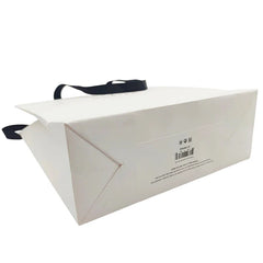 Custom Luxury White Clothes Store Retail Packaging Gift Carry Bags Boutique Shopping Paper Bags with Your Own logo