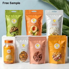 Custom Plastic Laminate Snack Food Packaging Freeze Dried Candy Doypack with Aluminum Foil Stand up Pouch Zipper for Pet Food
