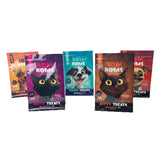 Custom 1 kg Pet Dog Cat Food Packaging Eight Side sealed Bag With clear Window and Zipper Snack Nut Plastic Bag Pouch