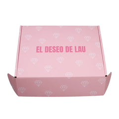 Custom Logo Corrugated Mailing Pink Folding Design Manufacturer's Carton for Delivery Packing Socks Customizable Shipping