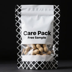 Customized 1 Pound Edible Mylar Food Doypacks Smell Proof Die Cut Stand up Pouches With Window