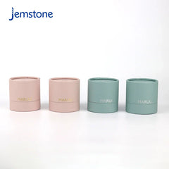 Wholesale Custom Printed logo Luxury Kraft Simple High-end Tea Coffee Perfume Paper Tubes Candle Round Cardboard Tube Packaging