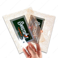 Custom Logo Printed Plastic Soft Fish Lure Packaging Bag With Zipper Glossy Flat Pouch Tackle Bait Three Side Sealed Bag