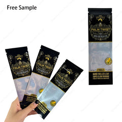 1g Cigar Tobacco Roll Packaging Laminated Die Cut Portable Cigars Edible Heat Seal Mylar Three Side Seal Bags