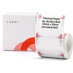 B21 B1 B3S Label Tape Paper Waterproof B21 Sticker Clothing Price Food Self-adhesive Tag