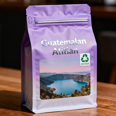 Wholesale 1LB 2LB Eight-side Seal for Coffee Tea and Dry Food 250g Coffee Bean Packaging Bag with Valve