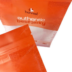 Custom Eight Side Seal Stand up Flat Bottom Tea Coffee Beans Beef Jerky Packaging Bags with Zipper Food Candy Packaging PE