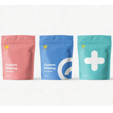 Reusable Foil Medical Vitamin Self Seal Moisture Barrier Edible Anti-static Zipper Bag Mylar Pouches