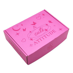 Custom Luxury Design Corrugated Paper Clothing Hot Pink Box Packaging Shipping Mailing Mailer Boxes for Packiging