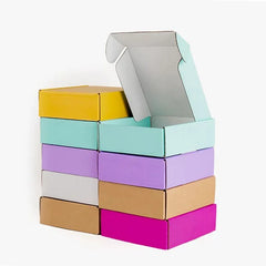 Custom Logo Cardboard Box Commerce Mailing Self Seal Mailer Shipping Box Corrugated Gift Box Embossing & Matt Lamination Paper