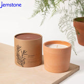 Custom Printing Craft Pink Cardboard Candle Round Paper Tube Gift Boxes Packaging