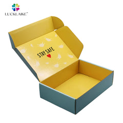 Custom Brand Printed Cajas Personalizadas Carton Cardboard Postal Favor Corrugated Shipping Packaging Box for Clothes