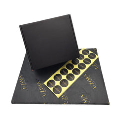 Customized Cardboard Folding Packing Black Mailer Shipping Self Seal Corrugated Box Mailer Tear Strip Clothing Pr Delivery Boxes