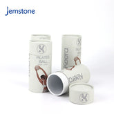 Custom Fashion Recyclable Candle Cylinder Packaging Kraft Food Tea Coffee Paper Tube Tennis Ball Cardboard Tube Box