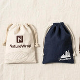 Eco Friendly Drawstring Bags Hotel Welcome Bags Corporate Gift Bags OEM Linen Cotton Bags Handmade Soap Packaging