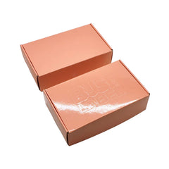 Custom Embossed Logo Corrugated Skincare Cosmetic Bottle Paper Mailer Boxes Packaging Cardboard Shipping Box With Logo Insert