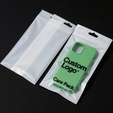 Resealable 3 Side-seal Phone Case OPP With Hang Hole 3C Accessories Waterproof Zip Pouch Case&Bag for Iphone 17