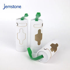 Eco-Friendly Custom Kraft Cardboard Tube Scarves Cylinder Packaging Hanging Rope Paper Tube with Window for Shirt Packaging