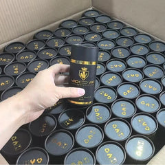 Printed Luxury Craft Kraft Cardboard Tube Gift Cosmetic Box Cylinder Packaging Food Tea Coffee Candle Paper Tube for Loose