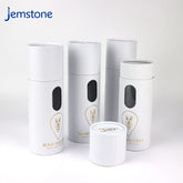 Eco-Friendly Custom Clothes Scarf Paper Tube Design Luxury Kraft Cardboard Box Cylinder Packaging with Window