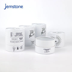 Bio-degradable Food Premium Natural Soya Tea Coffee Candle Paper Tube Kraft Cardboard Packaging