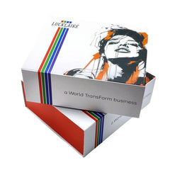 Custom Luxury Men Woman Magnet Closure Folding Cardboard Shoe Gift Paper Boxes White Magnetic Box Packaging for Present