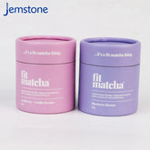 Spot-Color Printing Custom Matcha Round Box Food Grade Packaging Powder Paper Tube Tea Candy Coffee Been Paper Tube Packaging