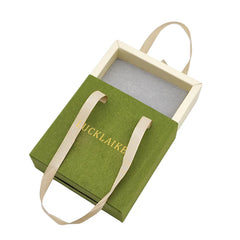 Customized Paper Drawer Box Jewelry Packaging Bags Ring Earrings Necklace Bracelet Gift Jewelry Packaging Boxes With Handle