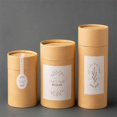 Custom Logo Eco Friendly Large Cardboard Cylinder Container Paper Tube for Clothing T Shirt Sock Scarf Packaging