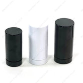 Wholesale Plastic 100% Biodegradable PE Deodorant Stick Lip Balm Cosmetic Tube Containers Packaging with Custom Logo Round Shape