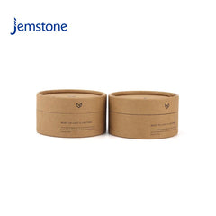 Custom Biodegradable Food Cylinder Luxury Blown Kraft Cardboard Product Gift Cosmetic Paper Tube Packaging