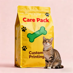 Flexible PE Plastic Dry Pet Laminated Doypack Anti-Static Dog Food Treat Packaging Bags With Zipper
