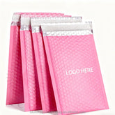 Custom logo Matte Colored Bubble Bags Shock Proof Waterproof Express Self Adhesive Shipping Bags Foam Cushioning Packaging Bags