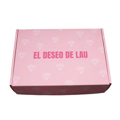 Custom Logo Corrugated Mailing Pink Folding Design Manufacturer's Carton for Delivery Packing Socks Customizable Shipping