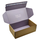 Custom FSC Luxury Personalized Sports Men Boxing Shoes Boxes Storage Craft Paper Box Packaging With Tear Strip Zipper Line