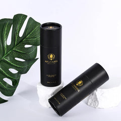 Custom Cylinder Product Cosmetic Black Round Kraft Push up Cardboard Tube Bottles Luxury Twist up Perfume Paper Tube Packaging