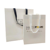Custom Luxury White Clothes Store Retail Packaging Gift Carry Bags Boutique Shopping Paper Bags with Your Own logo