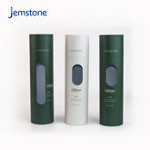 Custom Printed Clothing Paper Tube Scarves T-shirts Craft Kraft Cardboard Cylinder Box Packaging with Window