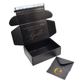 Manufacturer Matte Rose Foil Paper Cajas Carton Mailer Box Custom Shipping Gift Packaging Boxes With Self Adhesive Zipper Tear