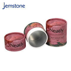 Drop Shipping Custom Luxury Empty Round Box Packaging Container Paper Tubes for Glass Candle Jars Holder