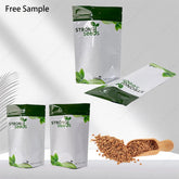 Customizable Glossy Mylar Chia Seed Stand up Pouches Resealable Zipper Lock Compostable Plastic for Pets Canned Food with Logo