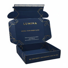 Custom Luxury Eco-Recycled Corrugated Mailer Cosmetic Set Carton Cardboard Box Packaging Shipping Paper Boxes with Insert