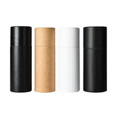 Custom Bio-Degradable Kraft Lip Balm Container Strong White Black Cosmetics Cardboard Lip Balm Tube Lipstick Paper Tube