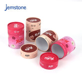 Printed Eco-Friendly Round Clothing Scarves Paper Tube Luxury Kraft Cardboard Cylinder Packaging