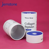 Custom Biodegradable Food Grade Cardboard Cylinder Paper Tube Packaging Tea Coffee Candle Kraft Paper Tube Packaging