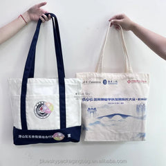 Eco-Friendly Organic Canvas Tote Bag - Reusable Grocery Bag, Zero Waste Shopping Essential