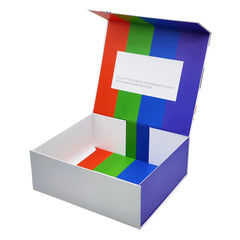 Custom Luxury Men Woman Magnet Closure Folding Cardboard Shoe Gift Paper Boxes White Magnetic Box Packaging for Present